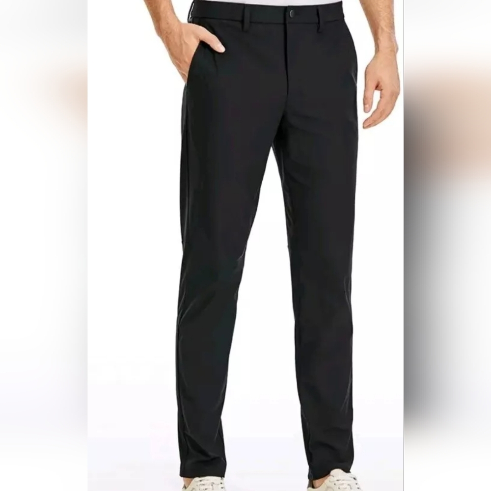 COPY - CRZ Yoga Pants Mens36/31 Black Stretch Casual Golf Active Chino